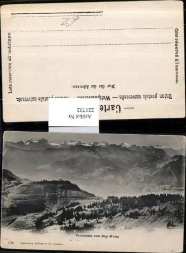 221732,Panorama v. Rigi-Kulm Kt Luzern