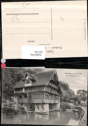 221738,Wirtshaus zur Treib am Vierwaldstättersee Kt Luzern