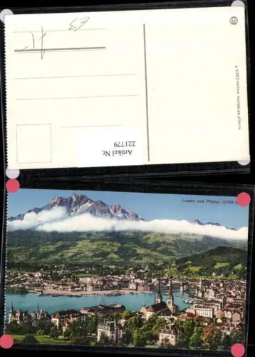 221779,Luzern Totale u. Pilatus