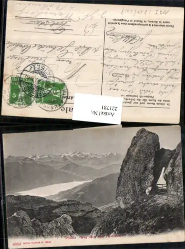 221781,Pilatus Weg nach d. Tomlishorn Kt Luzern