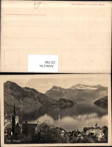 221788,Weggis Teilansicht Kt Luzern