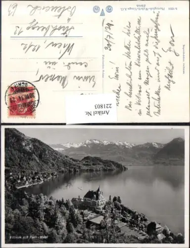 221803,Vitznau Totale m. Park-Hotel Kt Luzern