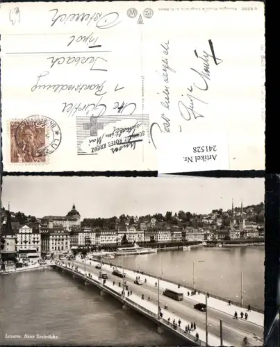 241528,Luzern Teilansicht Neue Seebrücke