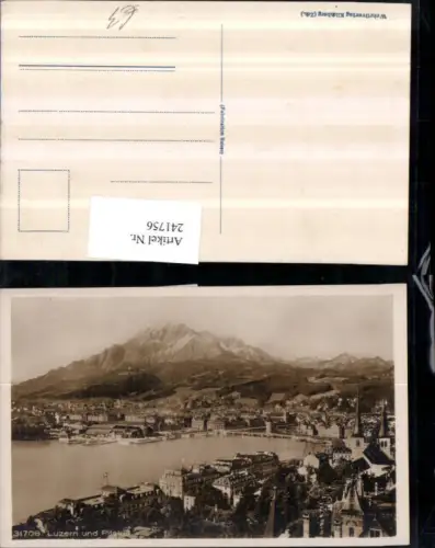 241756,Luzern Totale und Pilatus