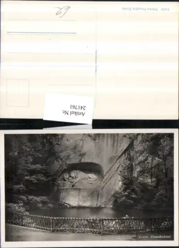 241761,Luzern Löwendenkmal Denkmal