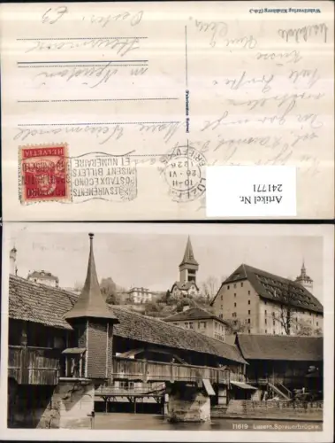 241771,Luzern Spreuerbrücke Brücke