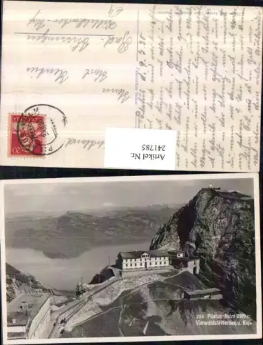 241785,Pilatus-Kulm m. Vierwaldstättersee u. Rigi Kt Luzern