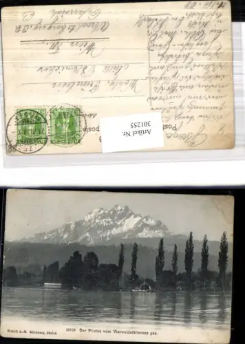 301255,Luzern Der Pilatus v. Vierwaldstättersee gesehen