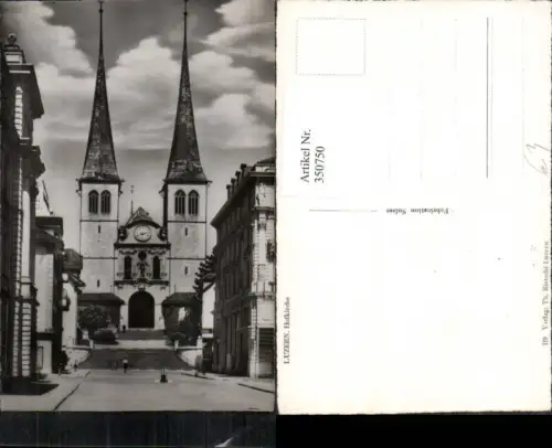 350750,Luzern Hofkirche Kirche