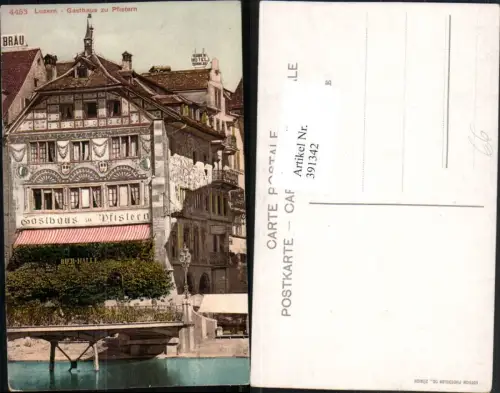 391342,Luzern Gasthaus zum Pfistern