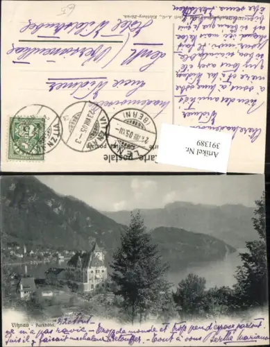 391389,Vitznau Parkhotel Bergkulisse Kt Luzern