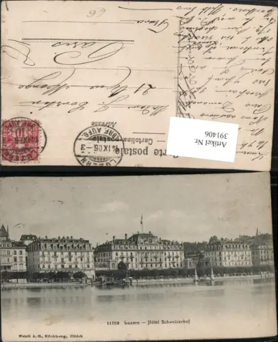391406,Luzern Hotel Schweizerhof