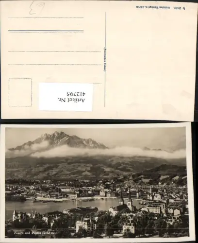412795,Luzern Totale m. Pilatus Bergkulisse