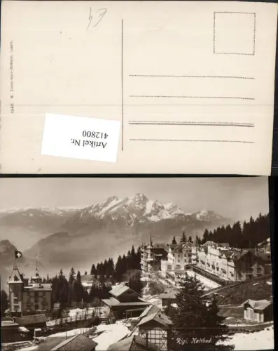 412800,Rigi Kaltbad Teilansicht Bergkulisse Kt Luzern