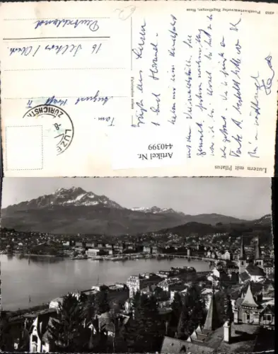 440399,Luzern Totale m. Pilatus Bergkulisse