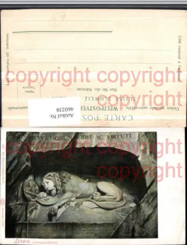460238,Luzern Löwendenkmal Löwe