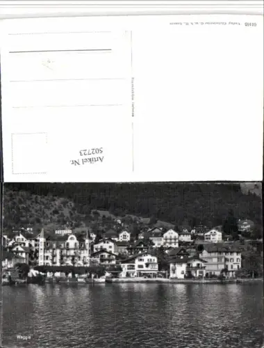 502723,Weggis Teilansicht Kt Luzern