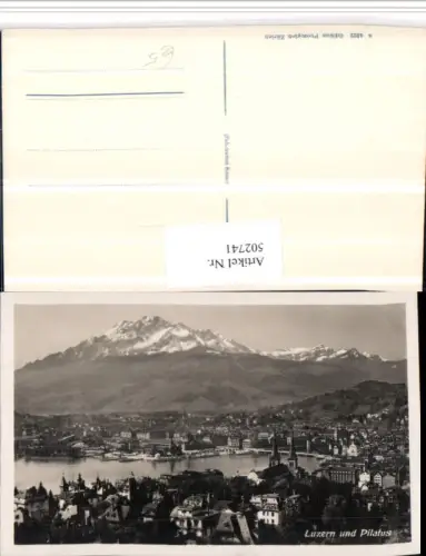 502741,Luzern Totale m. Pilatus Bergkulisse