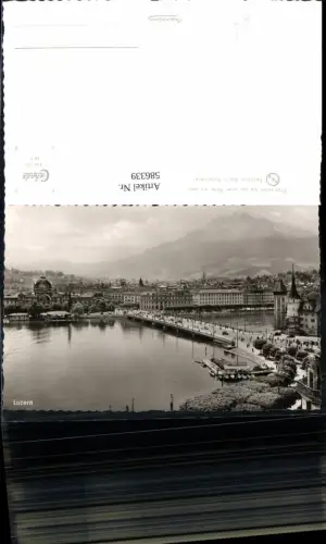 586339,Foto Ak Luzern Teilansicht Switzerland