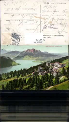 587173,Rigi Kaltbad m. Pilatus Switzerland pub Künzli-Tobler co 461
