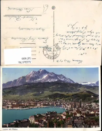 587499,Luzern m. Pilatus Switzerland