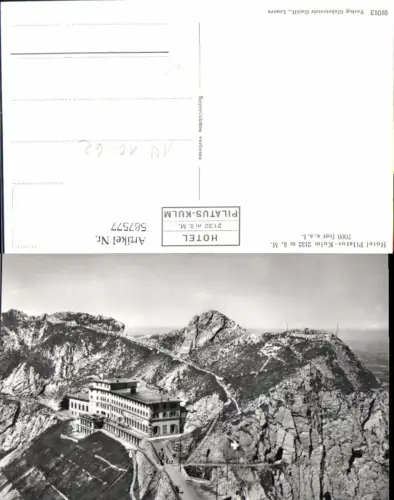587577,Foto Ak Kriens Hotel Pilatus-Kulm Switzerland