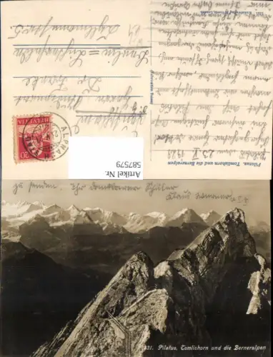 587579,Pilatus Tomlishorn u. d. Berner Alpen Kriens Bern Switzerland