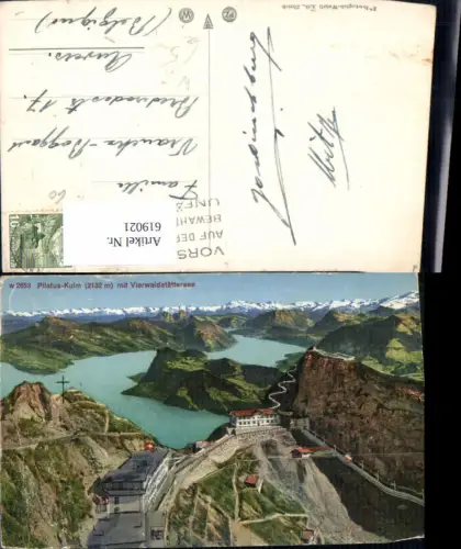 619021,Kriens Pilatus-Kulm m. Vierwaldstättersee