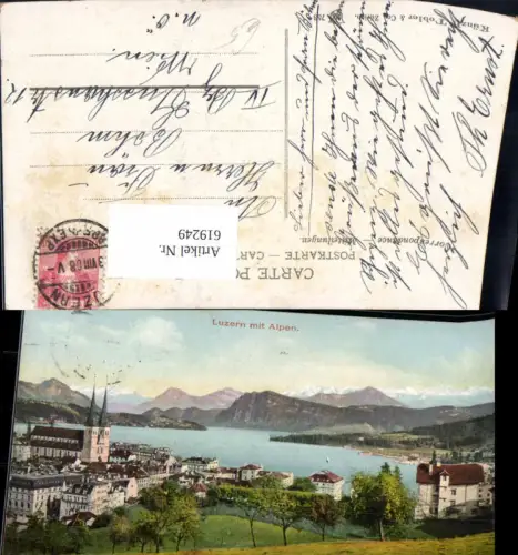619249,Luzern m. Alpen