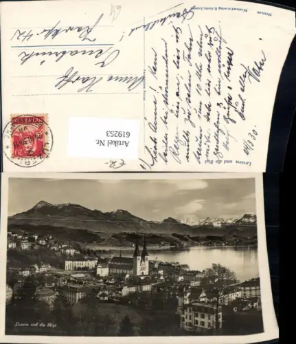 619253,Foto Ak Luzern u. d. Rigi