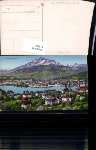 619262,Luzern mit Pilatus pub E. Götz 4340