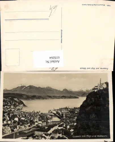 619264,Luzern m. Rigi u. Gütsch