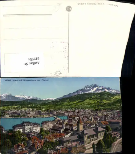 619554,Luzern m. Stanserhorn u. Pilatus