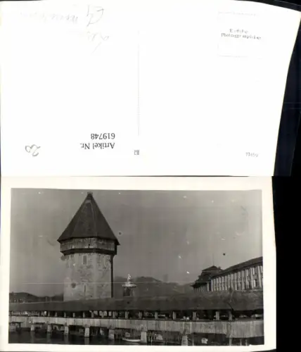 619748,Foto Ak Luzern Wasserturm