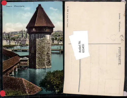 655455,Luzern Wasserturm pub E. Goetz 4543