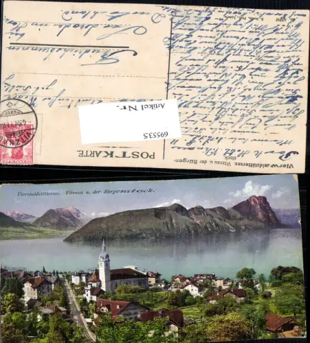695535 Vierwaldstättersee Vitznau Bürgenstock Luzern gel Friedrichsbrunnen Suderode