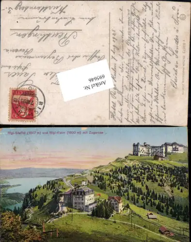 695646 Rigi Staffel u. Rigi Kulm Zugersee Goldau Luzern Schwyz gel Reutlingen pub Photoglob 03073