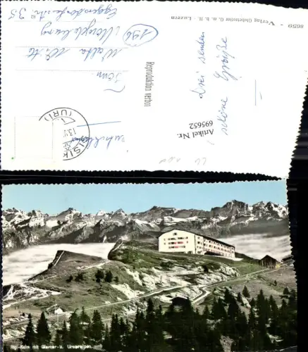695652 Rigi Kulm Glarner- Urneralpen Goldau Vitznau Luzern Schwyz