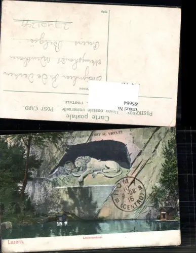695664 Luzern Löwendenkmal