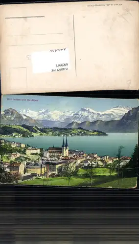 695667 Luzern und die Alpen