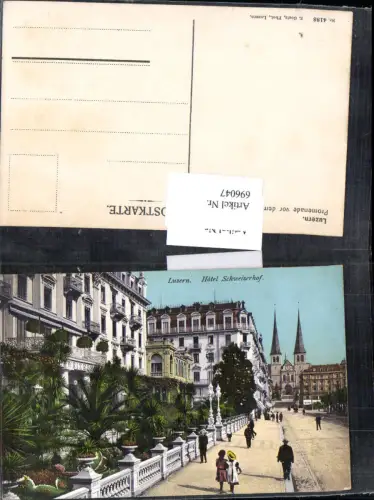 696047 Luzern Hotel Schweizerhof Promenade pub Goetz 4188