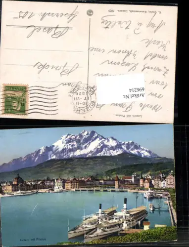 696214 Luzern Dampfer Pilatus pub Goetz 5055