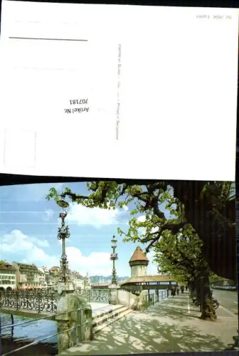 707181 Luzern Lucerne Schweiz alte Ansichtskarte