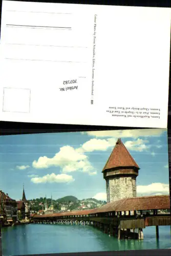 707182 Luzern Lucerne Schweiz alte Ansichtskarte