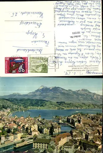 707201 Luzern Lucerne Schweiz alte Ansichtskarte