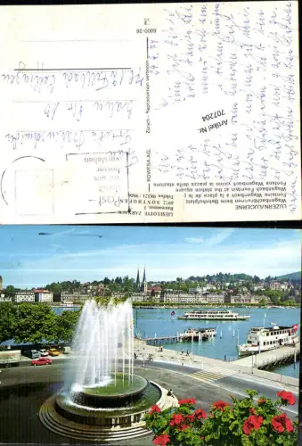 707204 Luzern Lucerne Schweiz alte Ansichtskarte