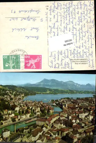 707205 Luzern Lucerne Schweiz alte Ansichtskarte