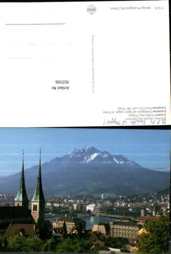 707206 Luzern Lucerne Schweiz alte Ansichtskarte
