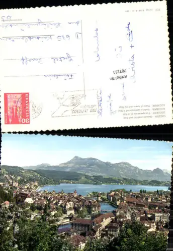707211 Luzern Lucerne Schweiz alte Ansichtskarte