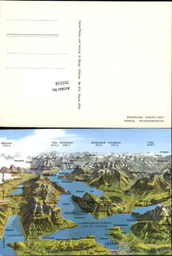 707218 Luzern Lucerne Schweiz alte Ansichtskarte